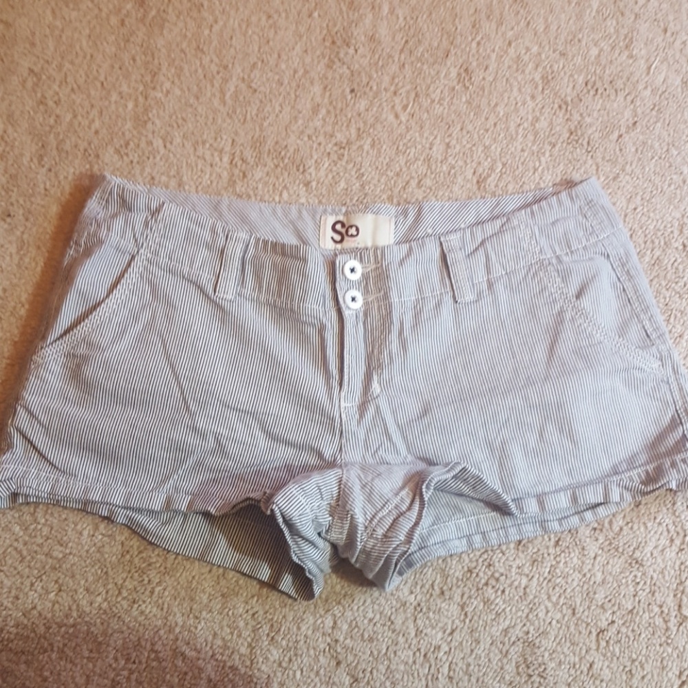 Pinstripe shorts